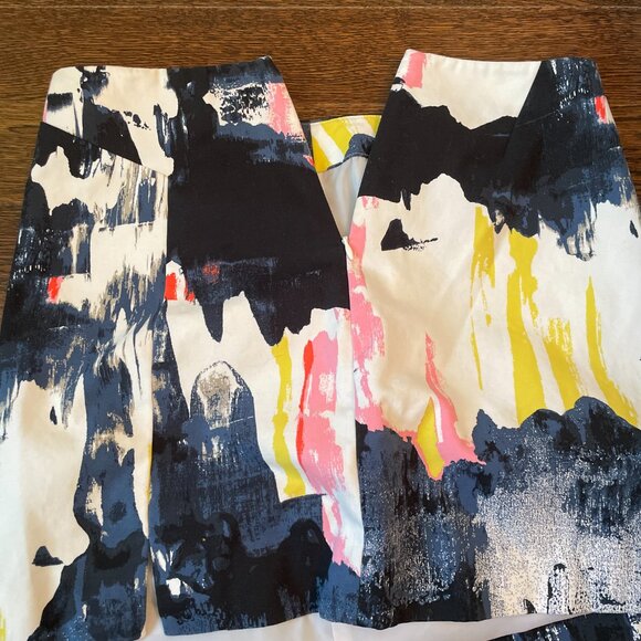 Kate Spade Saturday Atmosphere Print Splatter Paint Mini Skirt-Size 4 - Picture 5 of 9